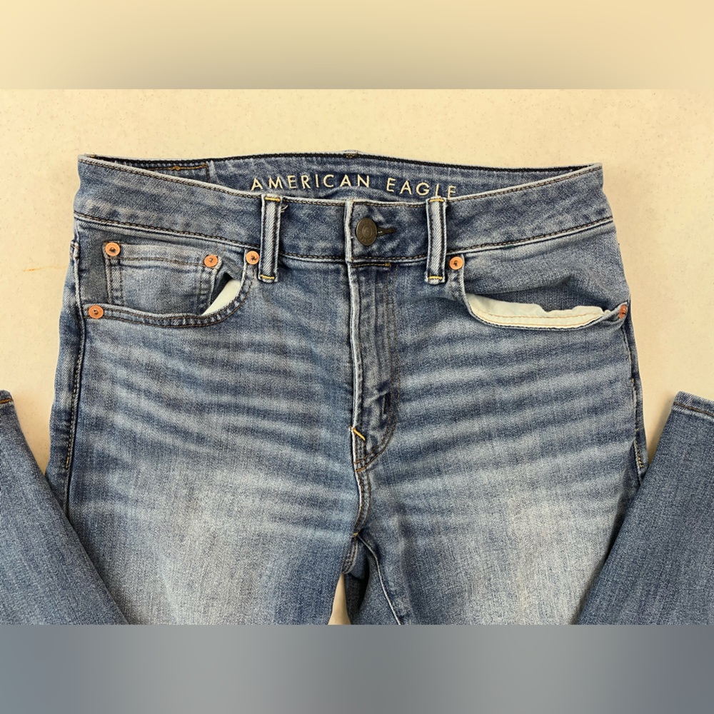 American Eagle Men’s AirFlex+ Athletic Fit Jeans. Size 29/32 (actual 29/30) - Picture 3 of 11